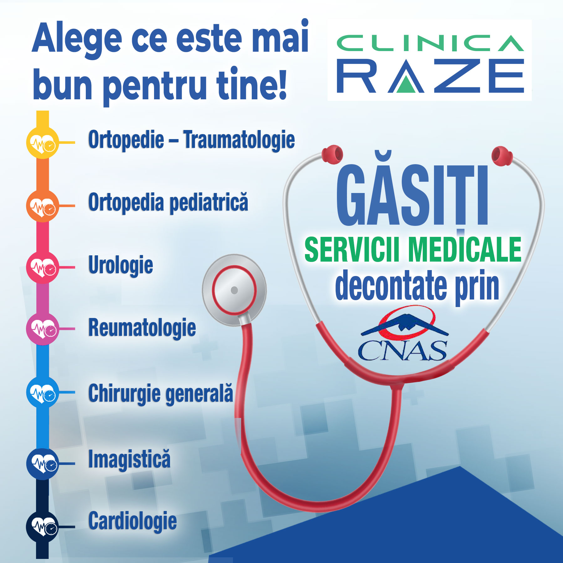 SERVICII MEDICALE DECONTATE CNAS